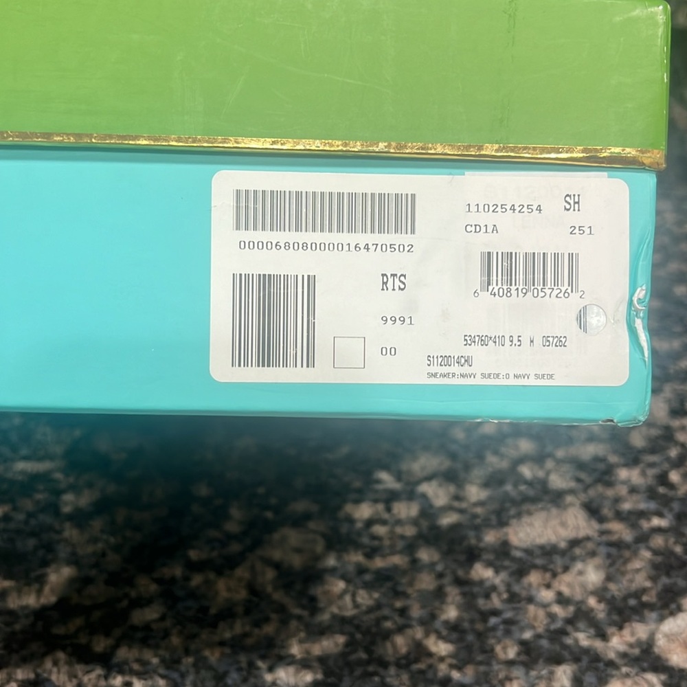 Kate Spade Navy Suede Sneakers - Picture 10 of 12